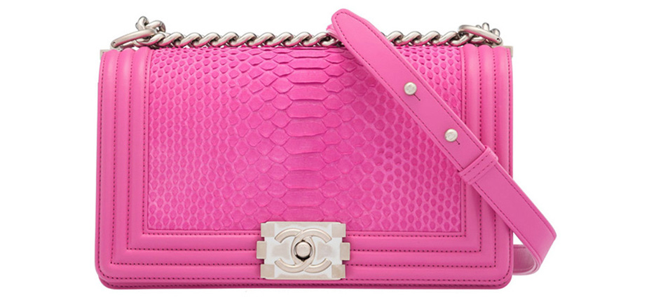 Heritage Auctions
May 3, 2020 - Luxury Accessories Signature Auction
New York #5505
Chanel Matte Pink Python Medium Boy Bag